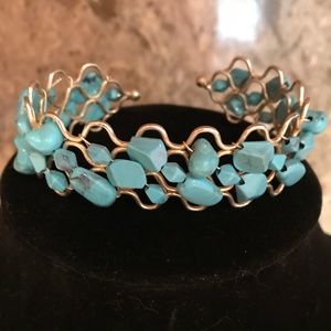 Genuine Turquoise Cuff Bracelet